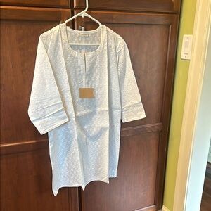 Seasons Brand Elegant White Kurta medium length